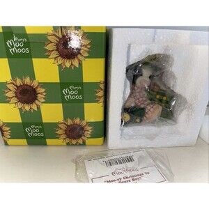 Mary’s Moo Moos “Mooey Christmas to a Deere Boy!”  John Deere Christmas Cow Mm76